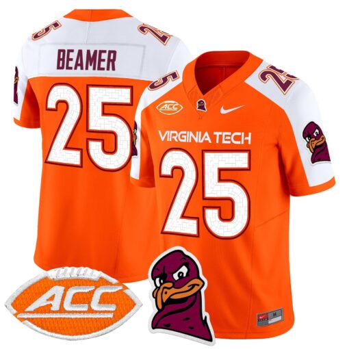 Virginia Tech Hokies 2025 Vapor Limited Jersey - All Stitched - Image 21
