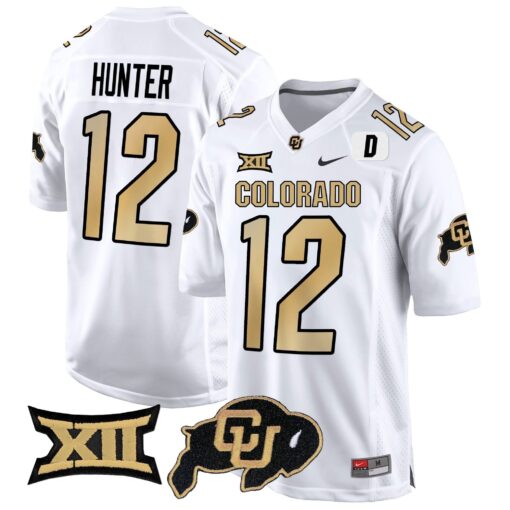Colorado Buffaloes Big 12 XII Patch Game Jersey V2 - All Stitched - Image 10