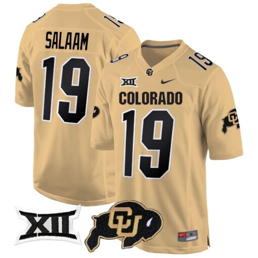 Colorado Buffaloes Big 12 XII Patch Game Jersey V2 - All Stitched - Image 31