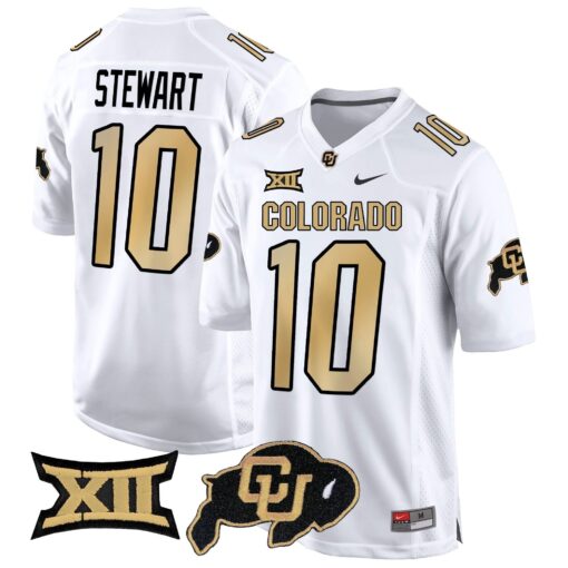 Colorado Buffaloes Big 12 XII Patch Game Jersey V2 - All Stitched - Image 15