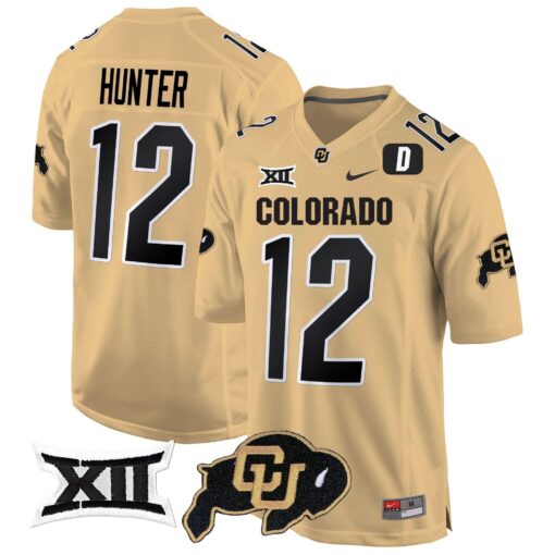 Colorado Buffaloes Big 12 XII Patch Game Jersey V2 - All Stitched - Image 28