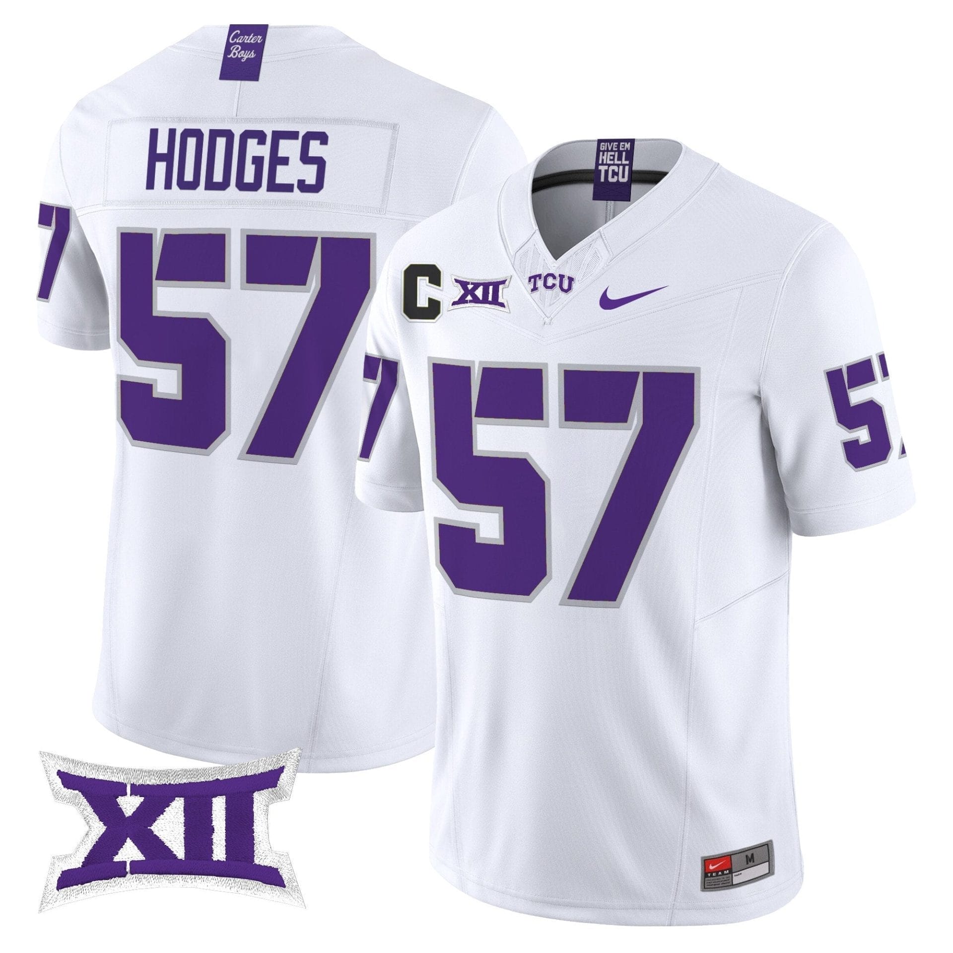 TCU Horned Frogs 2025 Vapor Limited Jersey - All stitched - Image 15