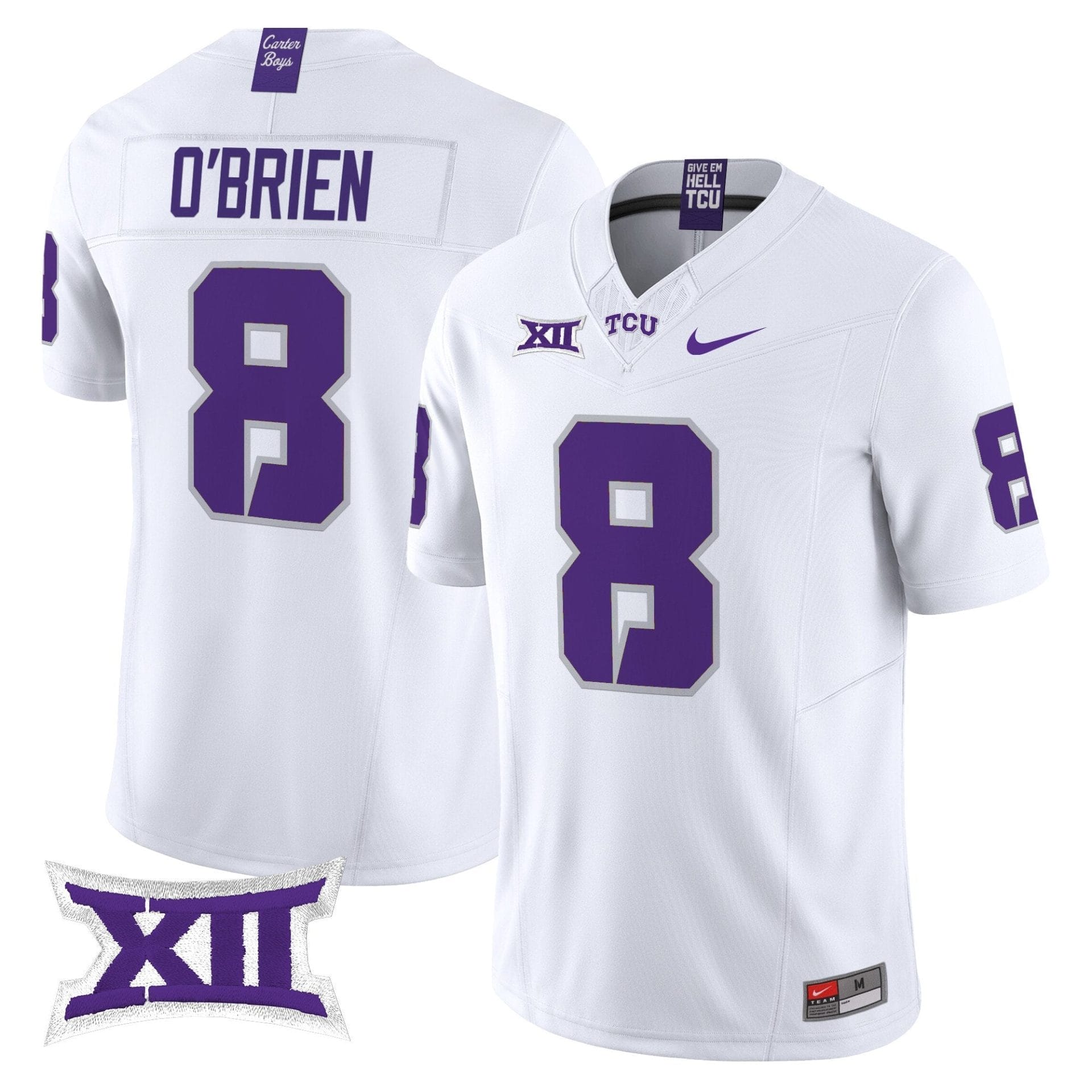 TCU Horned Frogs 2025 Vapor Limited Jersey - All stitched - Image 17