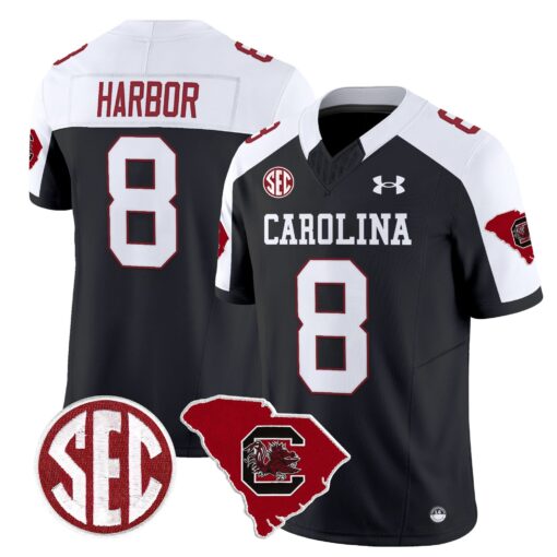 South Carolina Gamecocks 1980 Throwback Home Patch Vapor Limited Jersey - All Stitched - Image 31