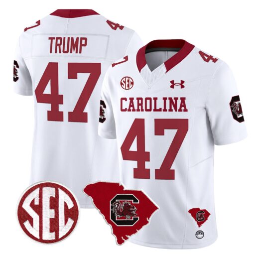 South Carolina Gamecocks 1980 Throwback Home Patch Vapor Limited Jersey - All Stitched - Image 16