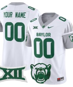 Custom Baylor Bears Jersey Name, Number 2025 Vapor Limited V2 - All Stitched
