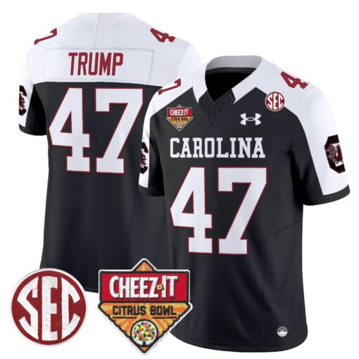 South Carolina Gamecocks 1980 Throwback Cheez-It Citrus Bowl Patch Vapor Limited Jersey - All Stitched - Image 33
