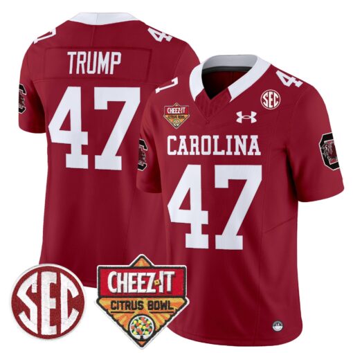South Carolina Gamecocks 1980 Throwback Cheez-It Citrus Bowl Patch Vapor Limited Jersey - All Stitched - Image 38