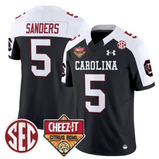 South Carolina Gamecocks 1980 Throwback Cheez-It Citrus Bowl Patch Vapor Limited Jersey - All Stitched - Image 29