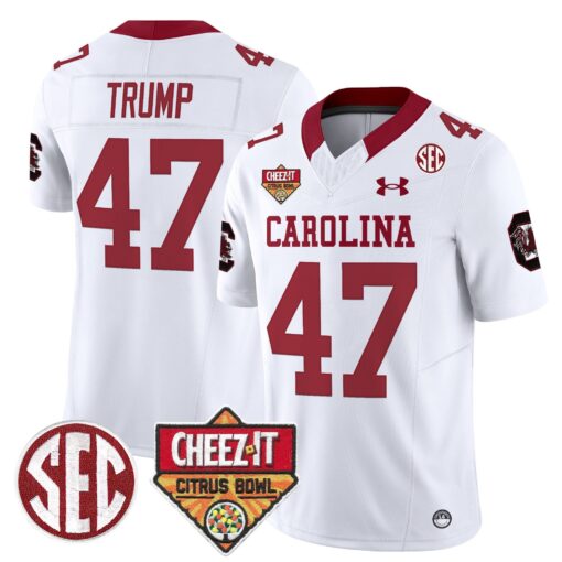South Carolina Gamecocks 1980 Throwback Cheez-It Citrus Bowl Patch Vapor Limited Jersey - All Stitched - Image 16