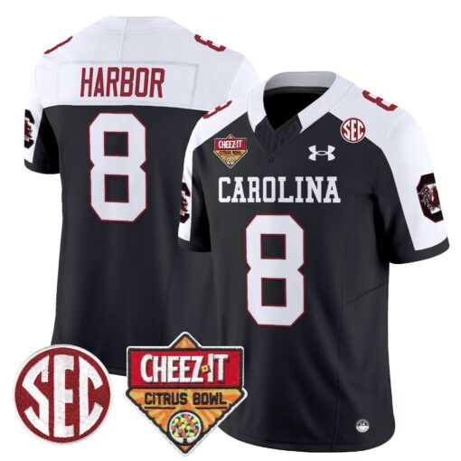 South Carolina Gamecocks 1980 Throwback Cheez-It Citrus Bowl Patch Vapor Limited Jersey - All Stitched - Image 31