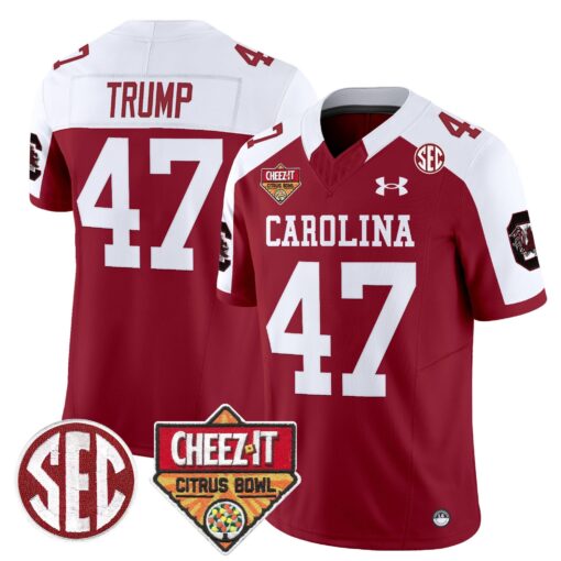 South Carolina Gamecocks 1980 Throwback Cheez-It Citrus Bowl Patch Vapor Limited Jersey - All Stitched - Image 25