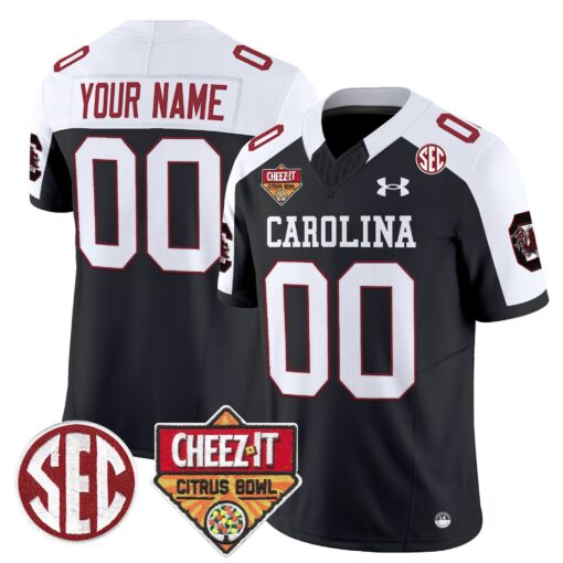 Custom South Carolina Gamecocks Jersey 1980 Throwback Cheez-It Citrus Bowl Patch Stitched All Colors - Image 5