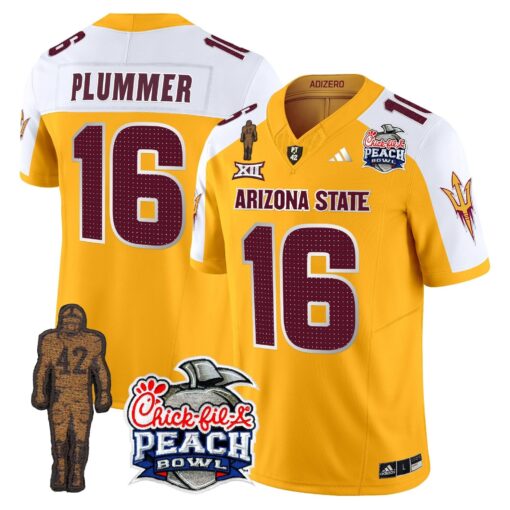 Sun Devils Pat Tillman & Peach Bowl Patch Vapor Limited Jersey V2 - All Stitched - Image 5