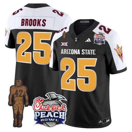 Sun Devils Pat Tillman & Peach Bowl Patch Vapor Limited Jersey V2 - All Stitched - Image 15