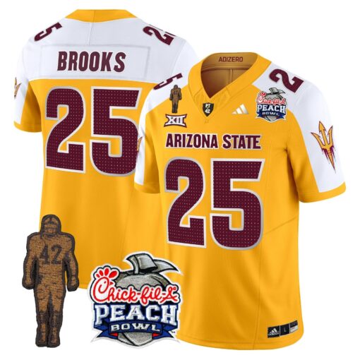 Sun Devils Pat Tillman & Peach Bowl Patch Vapor Limited Jersey V2 - All Stitched - Image 6