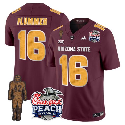 Sun Devils Pat Tillman & Peach Bowl Patch Vapor Limited Jersey V2 - All Stitched - Image 31