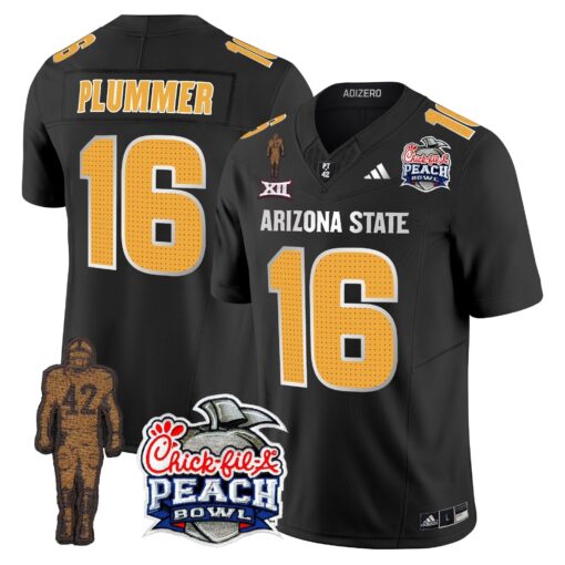 Sun Devils Pat Tillman & Peach Bowl Patch Vapor Limited Jersey V2 - All Stitched - Image 40