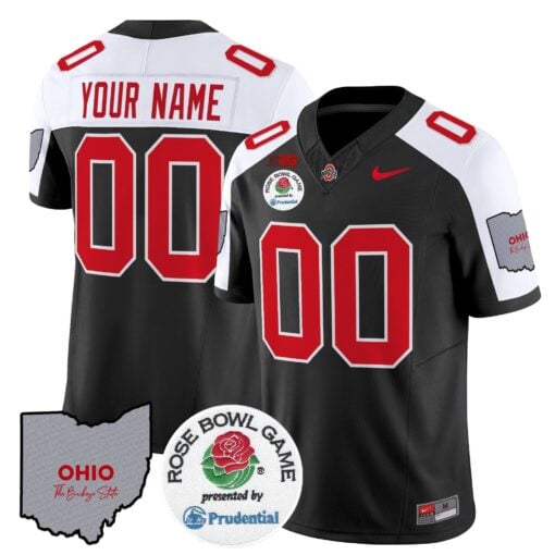 Custom Ohio State Buckeyes Jersey Rose Bowl Vapor Limited V2 Stitched All Colors - Image 5