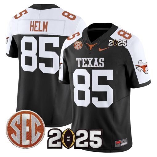 Texas Longhorns 2025 CFP Final Patch Vapor Limited Jersey - All Stitched - Image 45