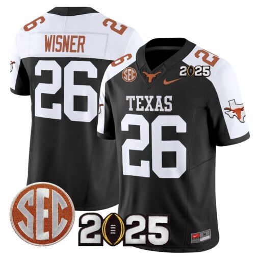 Texas Longhorns 2025 CFP Final Patch Vapor Limited Jersey - All Stitched - Image 52