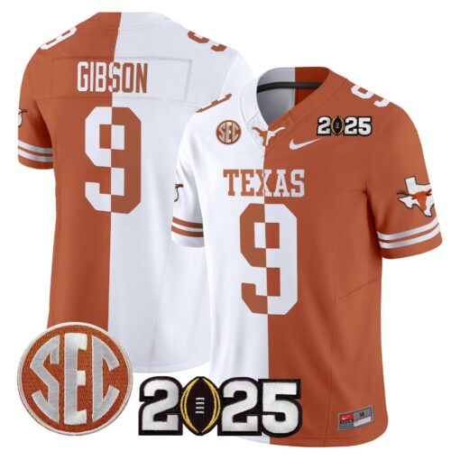 Texas Longhorns 2025 CFP Final Patch Vapor Limited Jersey - All Stitched - Image 44