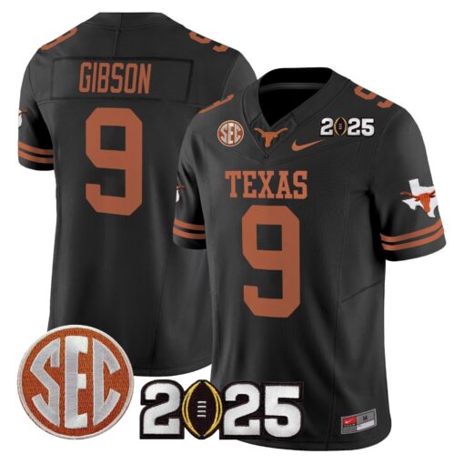 Texas Longhorns 2025 CFP Final Patch Vapor Limited Jersey - All Stitched - Image 15