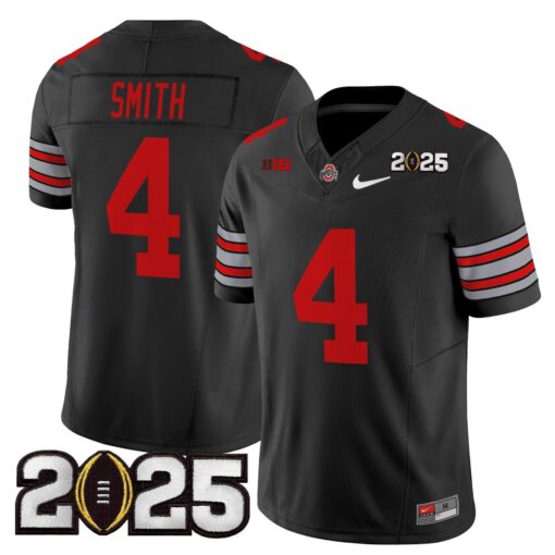 Ohio State Buckeyes 'Heritage Stripe' 2025 CFP Final Patch Vapor Limited Jersey - All Stitched - Image 18
