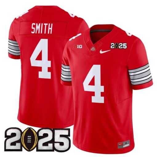 Ohio State Buckeyes 'Heritage Stripe' 2025 CFP Final Patch Vapor Limited Jersey - All Stitched - Image 23