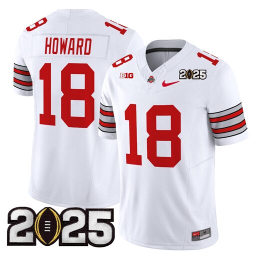 Ohio State Buckeyes 'Heritage Stripe' 2025 CFP Final Patch Vapor Limited Jersey - All Stitched - Image 16