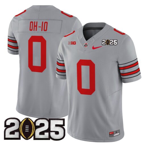 Ohio State Buckeyes 'Heritage Stripe' 2025 CFP Final Patch Vapor Limited Jersey - All Stitched - Image 15