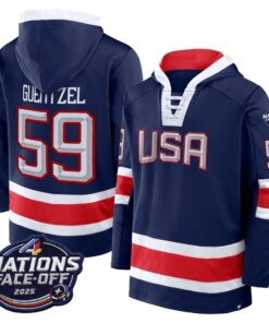USA 4 Nations Face-Off 2025 Inside Line Pullover Hoodie - All Stitched