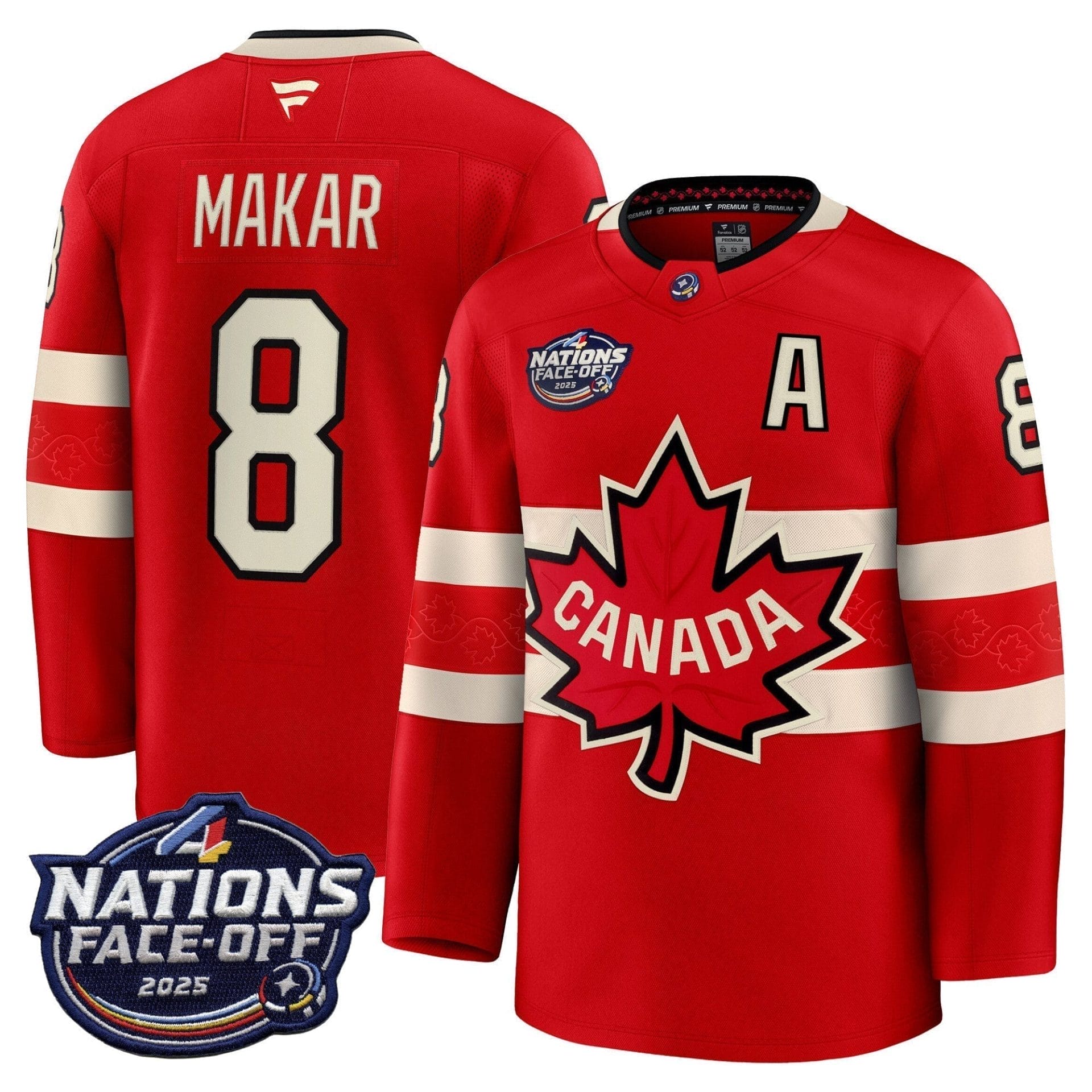 Men Canada 4 Nations Face-Off 2025 Premium Jersey - All Stitched - Image 4