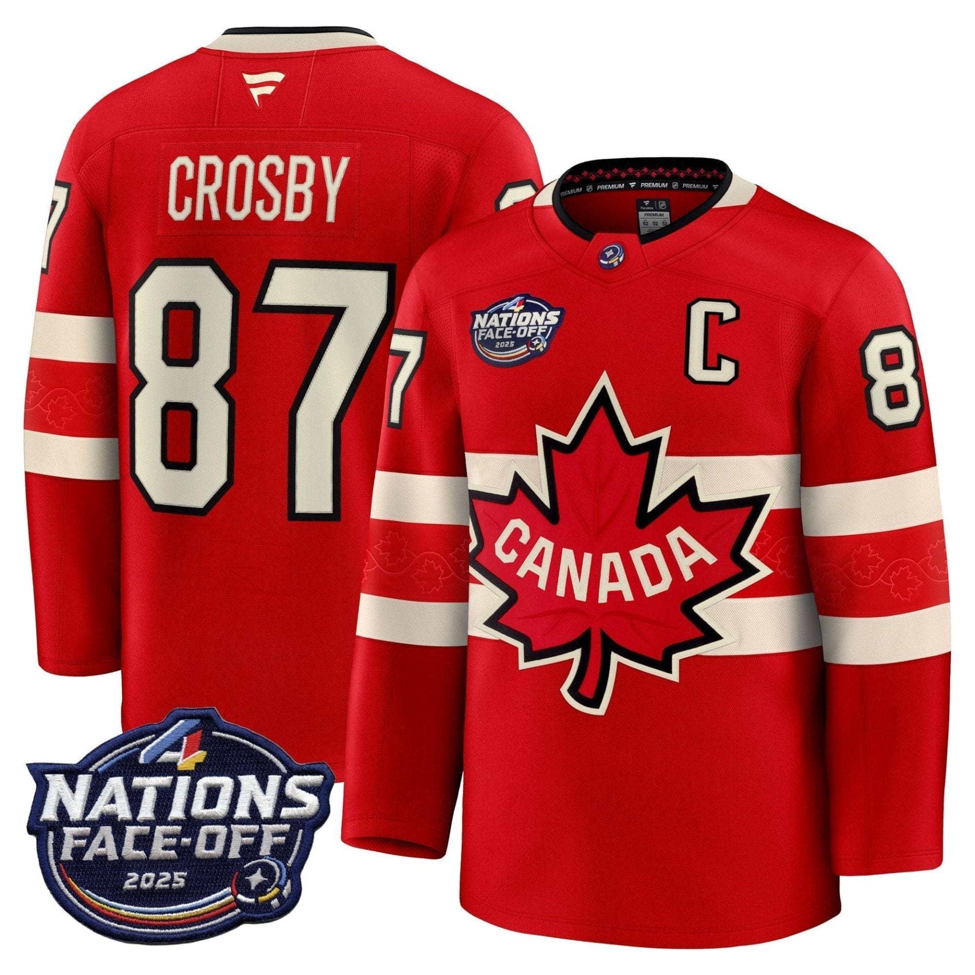 Men Canada 4 Nations Face-Off 2025 Premium Jersey - All Stitched - Image 2