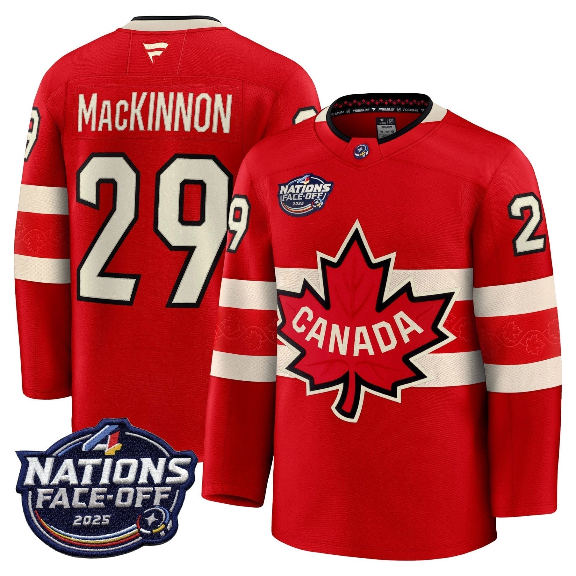 Men Canada 4 Nations Face-Off 2025 Premium Jersey - All Stitched - Image 3