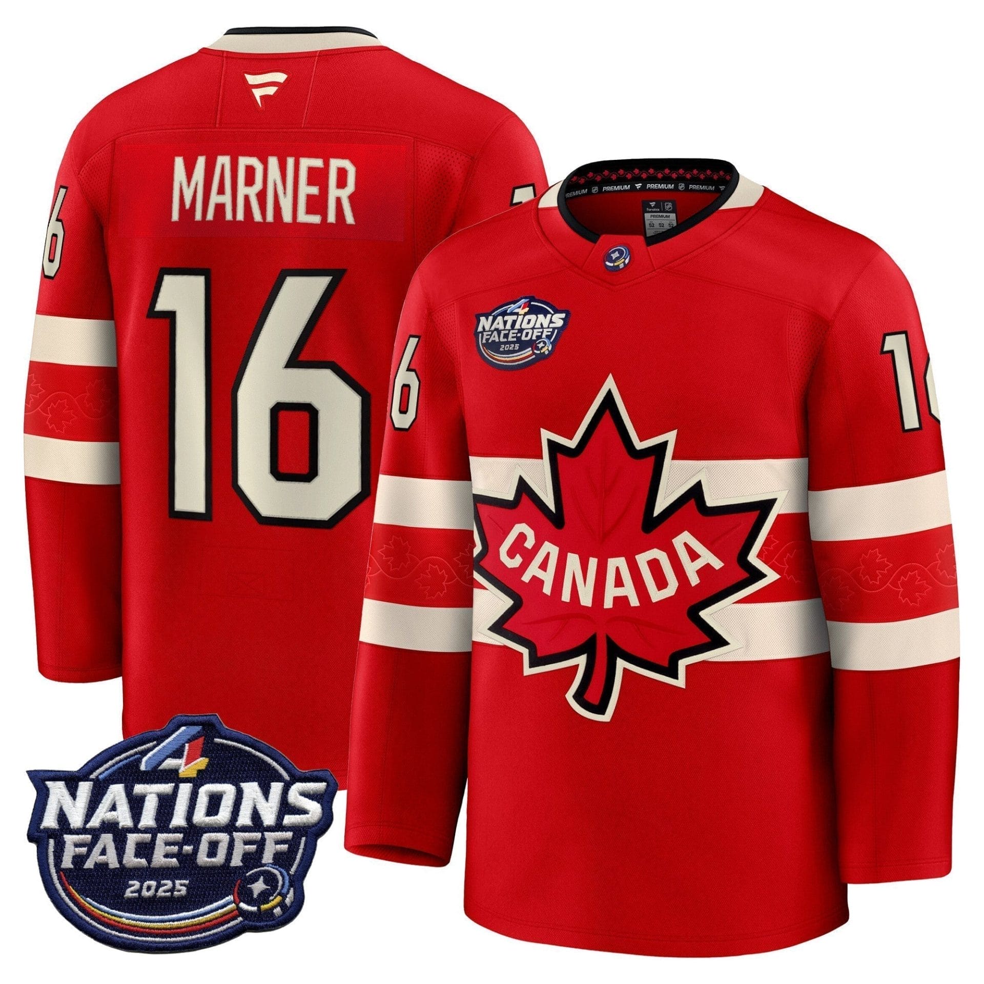 Men Canada 4 Nations Face-Off 2025 Premium Jersey - All Stitched - Image 5
