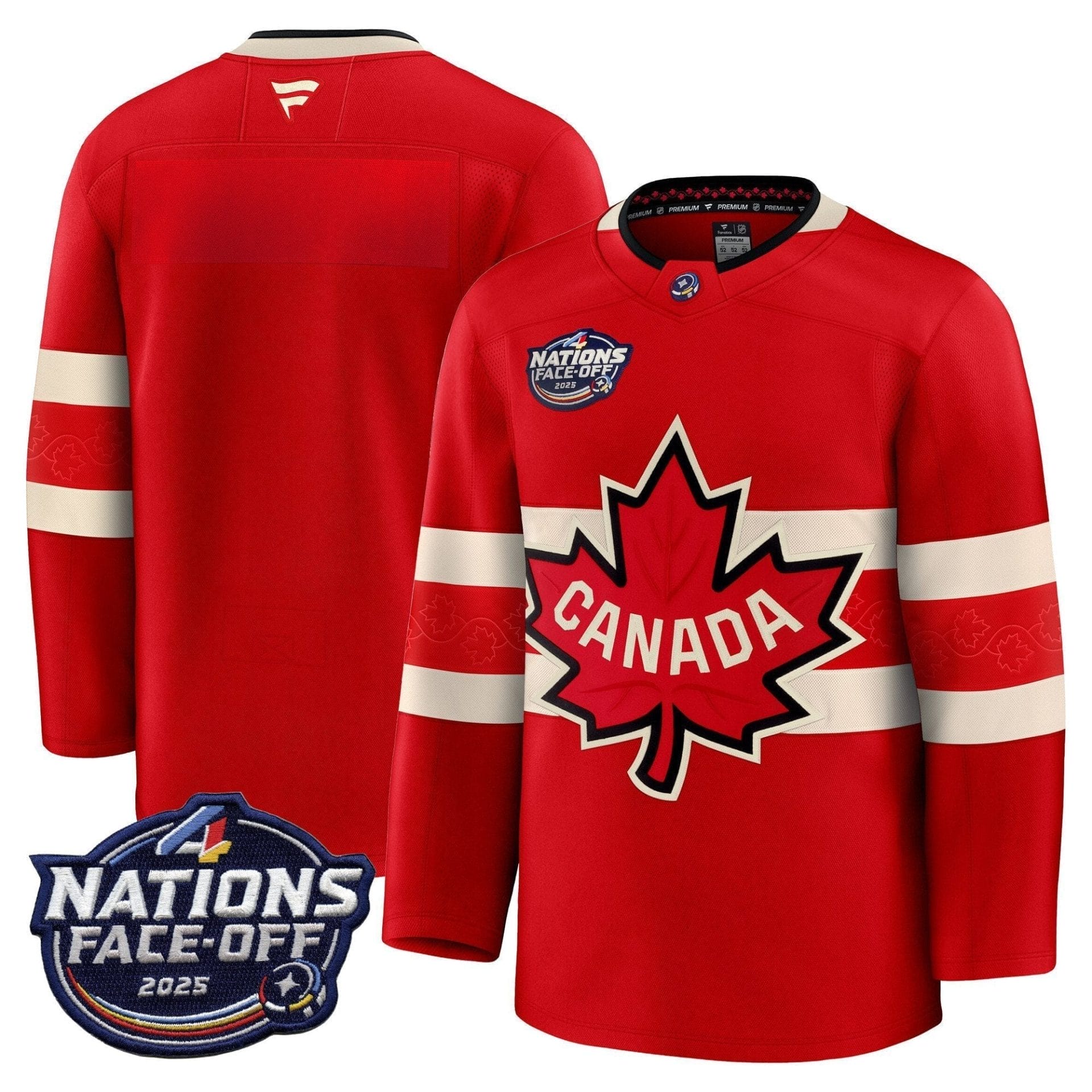Men Canada 4 Nations Face-Off 2025 Premium Jersey - All Stitched - Image 8