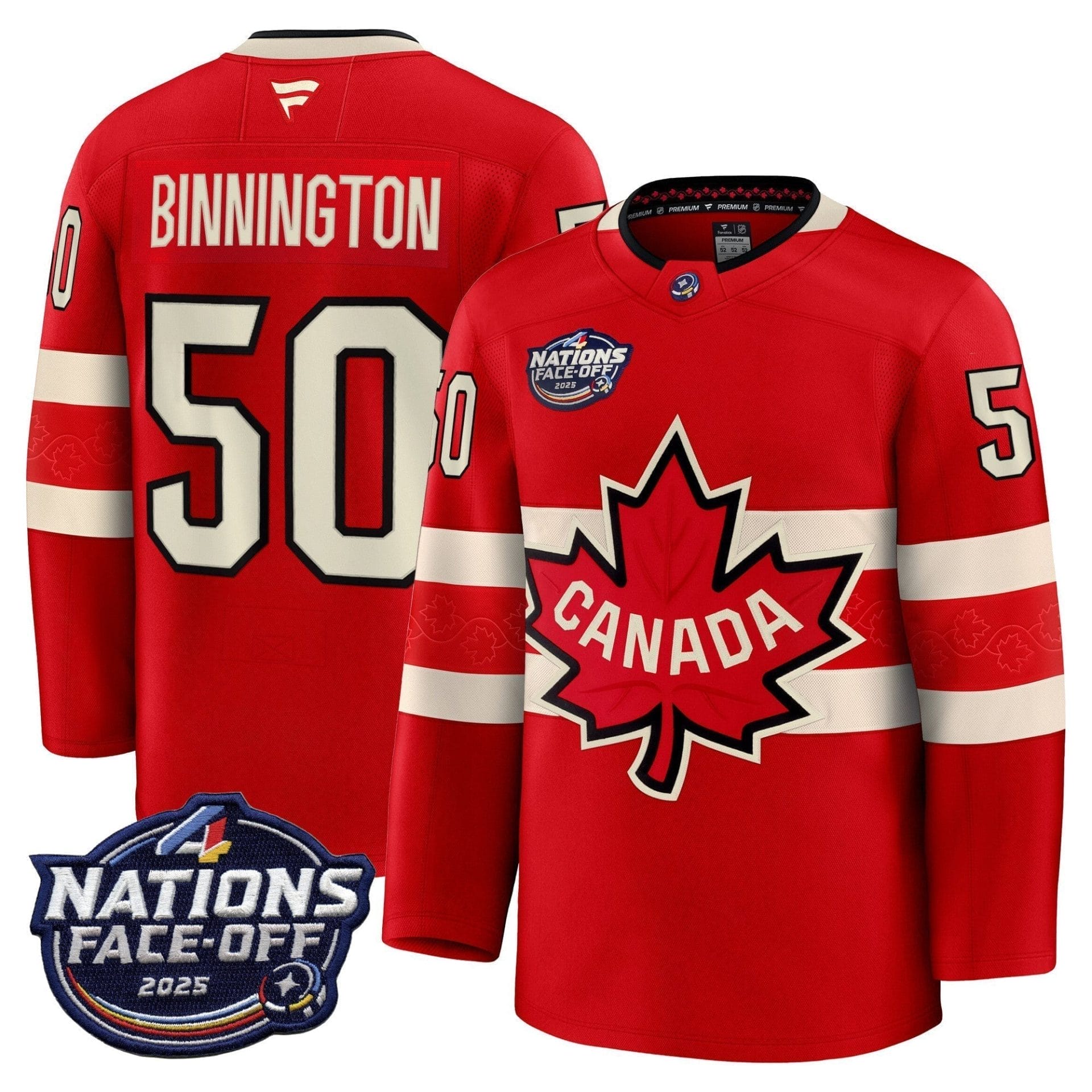 Men Canada 4 Nations Face-Off 2025 Premium Jersey - All Stitched - Image 7