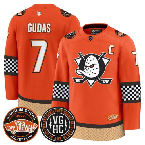Men Anaheim Ducks Checkerboard 2025 Premium Jersey - All Stitched - Image 25