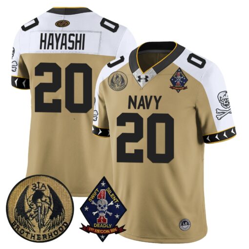 Navy Midshipmen Lacrosse Jolly Rogers Vapor Limited Jersey - All Stitched - Image 10