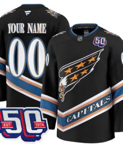 Alternative view of Washington Capitals Screaming Eagle Custom Jersey Collection (1995-2024) - All Stitched