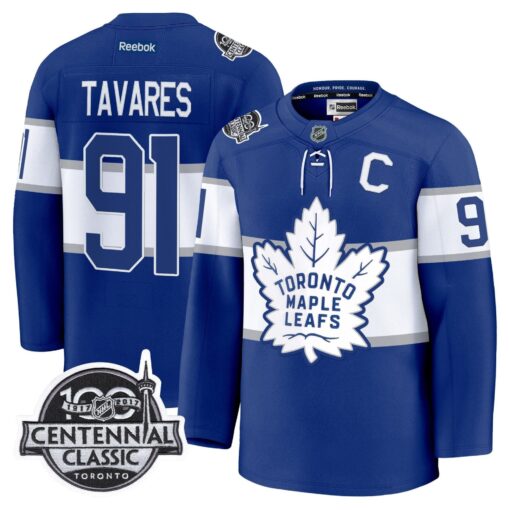 Toronto Maple Leafs Timeless Premium Jersey - All Stitched - Image 2