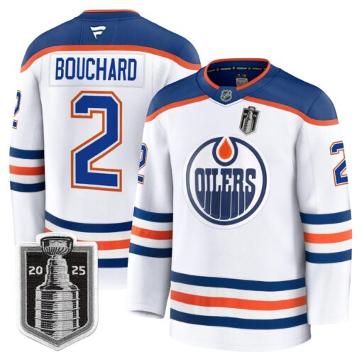 Men Edmonton Oilers 2025 Stanley Cup Final Premium Jersey - All Stitched - Image 3