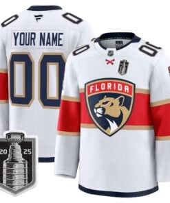 Florida Panthers 2025 Stanley Cup Final Premium Custom Jersey - All Stitched