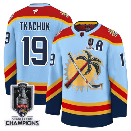 Florida Panthers 2025 Stanley Cup Champions Jersey - All Stitched - Image 27