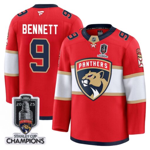 Florida Panthers 2025 Stanley Cup Champions Jersey - All Stitched - Image 4