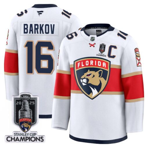 Florida Panthers 2025 Stanley Cup Champions Jersey - All Stitched - Image 13