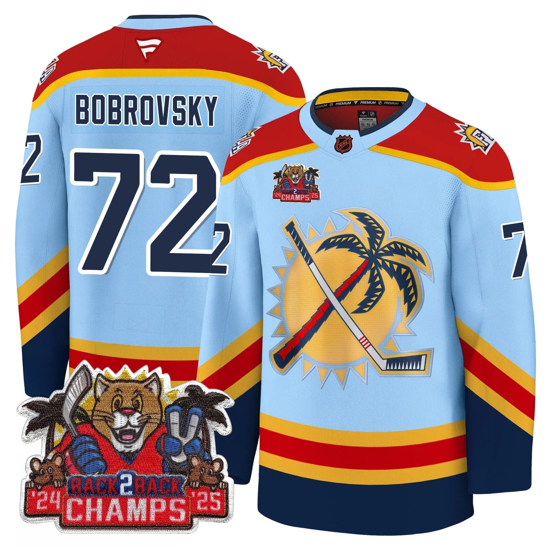 Florida Panthers 2025 Stanley Cup B2B Champions Jersey - All Stitched - Image 20