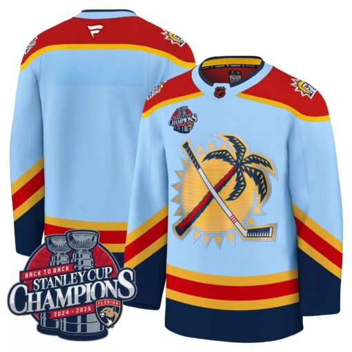 Florida Panthers 2025 Stanley Cup B2B Champions Jersey N1 - All Stitched - Image 26