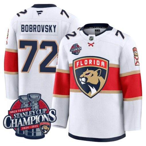 Florida Panthers 2025 Stanley Cup B2B Champions Jersey N1 - All Stitched - Image 15
